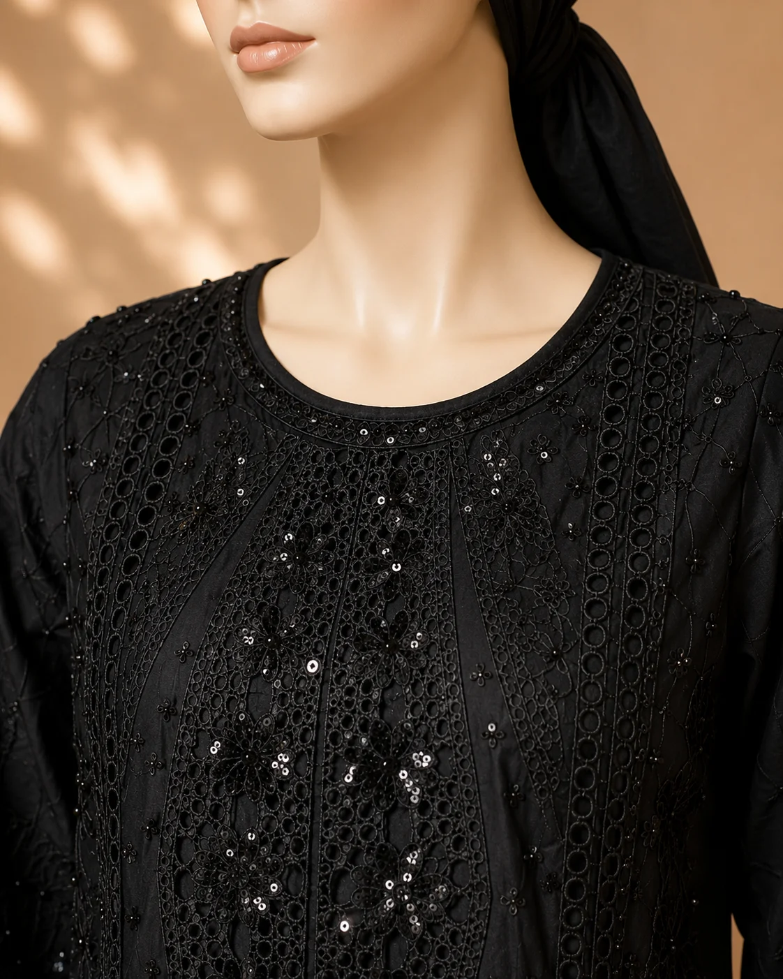 3 Piece - Embroidered COTTON SUIT Hover
